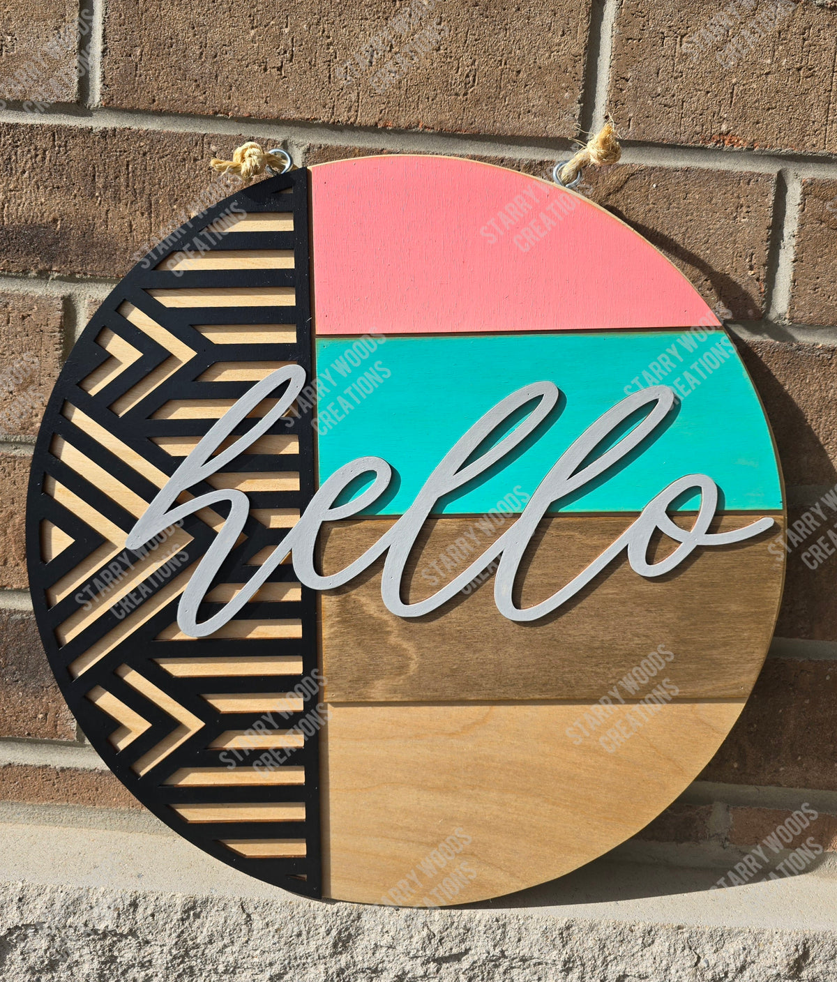 Hello Door Sign