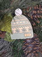 Pom Pom Toque Ornament