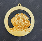 Peeking Dog Hanging Air Freshener