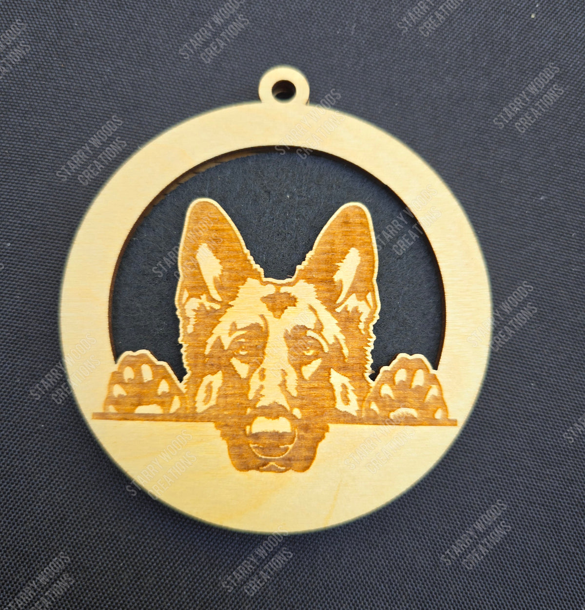 Peeking Dog Hanging Air Freshener