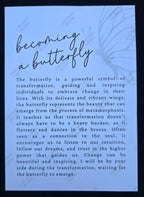 Becoming a Butterfly Story Card Ornament