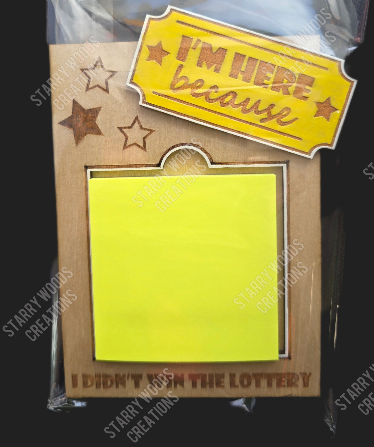 I'm Here Because Note Holder