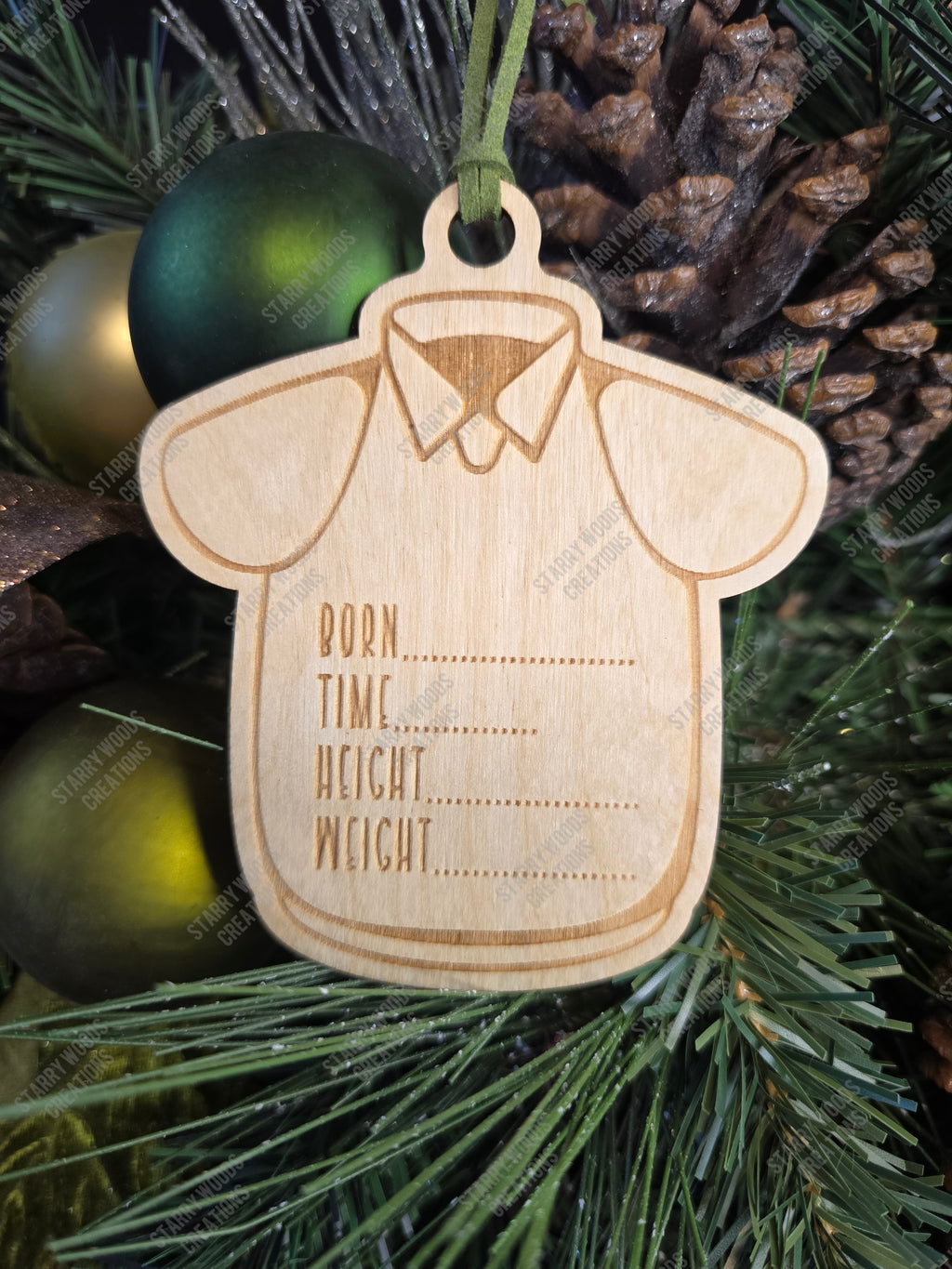 Birth Stat Ornament