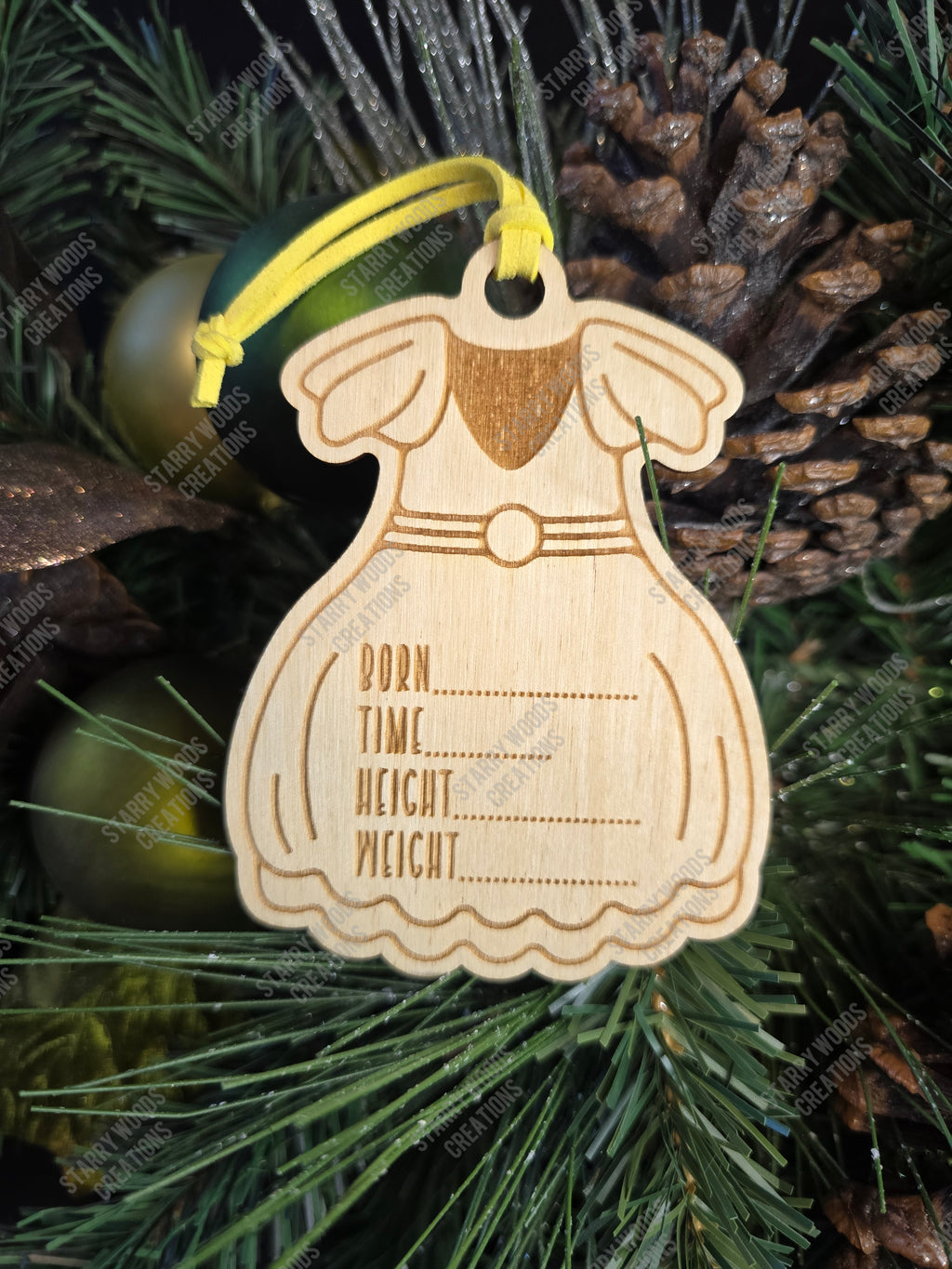 Birth Stat Ornament