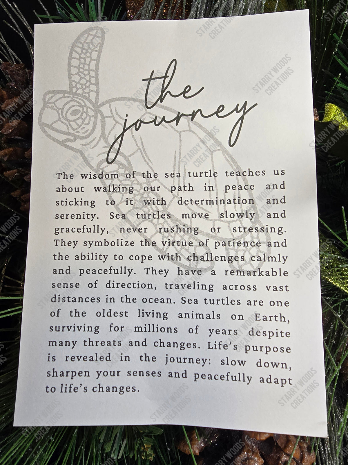 The Journey Story Ornament